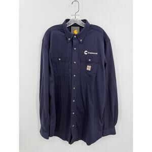Carhartt Force Cotton Flame Resistant Shirt Long Sleeve Large Tall NWT